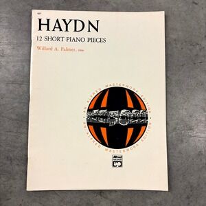 Haydn 12 Short Piano Pieces Alfred Masterwork Edition Willard Palmer Sheet Music